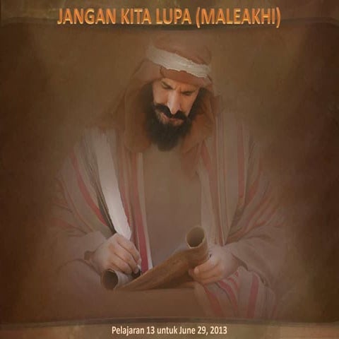 Pelajaran Sekolah SABAT Ke-13 untuk Juni 29, 2013