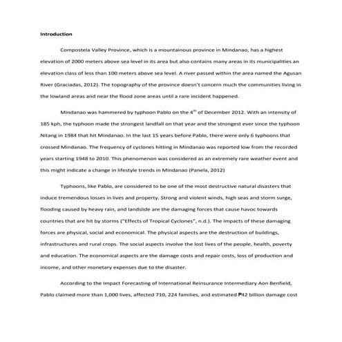 Background of the study