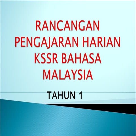 Bahasa Malaysia kssr1