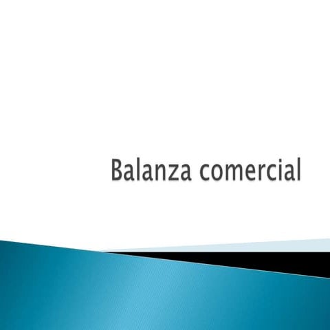 Balanza comercial de BOLIVIA