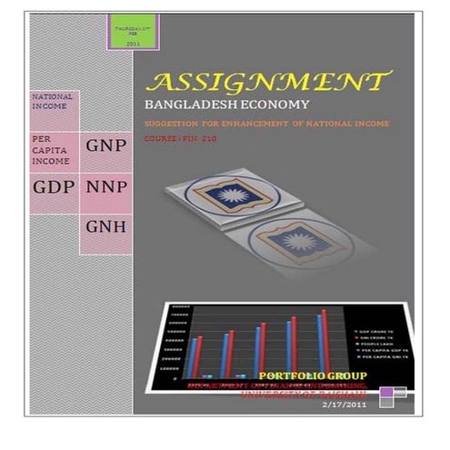 Bangladesh economics,Suggestion regarding enhancement of national income of  ...