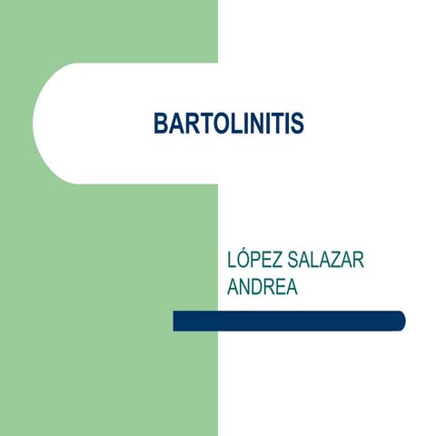 Bartolinitis