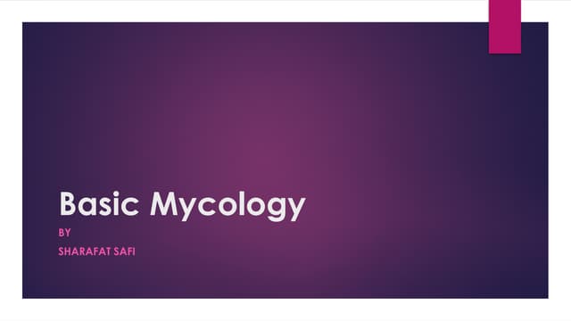 Basic Mycology by Abid...................