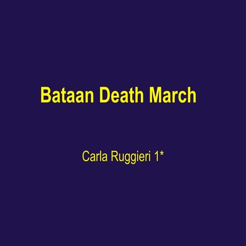 Bataan Death March