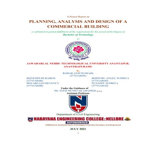 PLANNING AND ANALYSIS OF COMMERCIAL BUILDING PROJECT REPORT.pdf