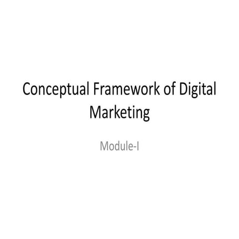 BBA III Introduction to Digital Marketing (Module-I) (1).pptx