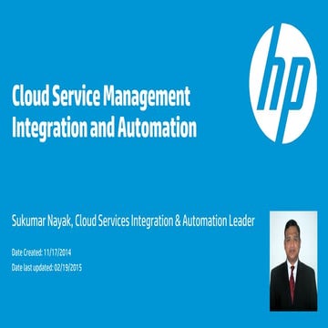 Cloud Services Integration Automation-External