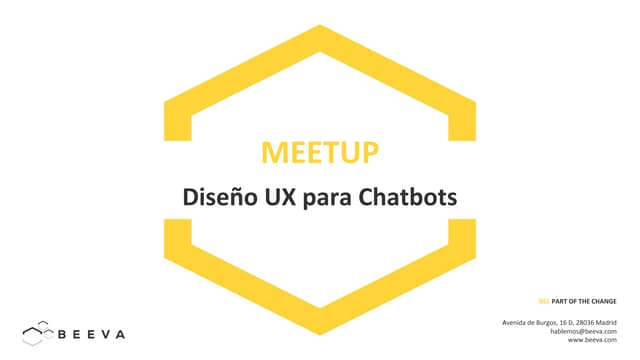 BEEVA | Diseño UX para chatbots
