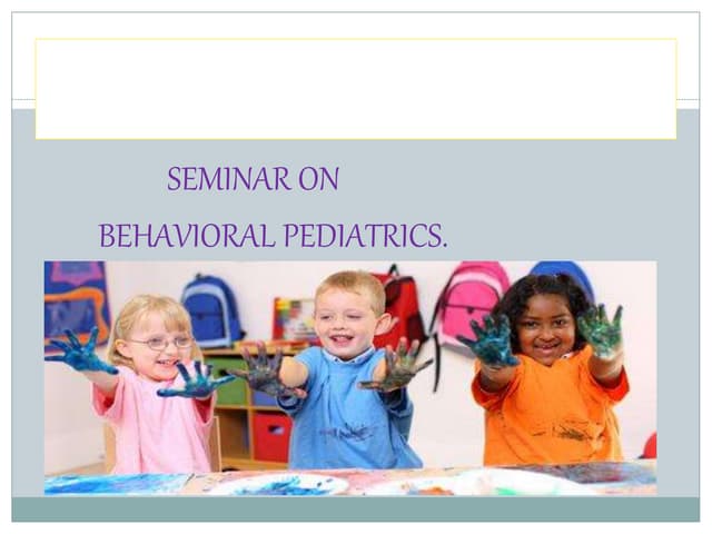 Behavioral disorders