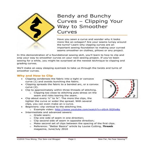 Bendy and Bunchy Curves