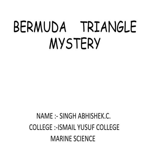 Bermuda triangle