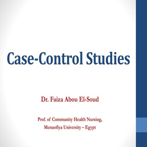 Case-Control Studies 