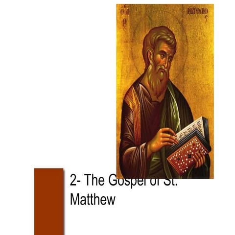 Bible course -st matthew