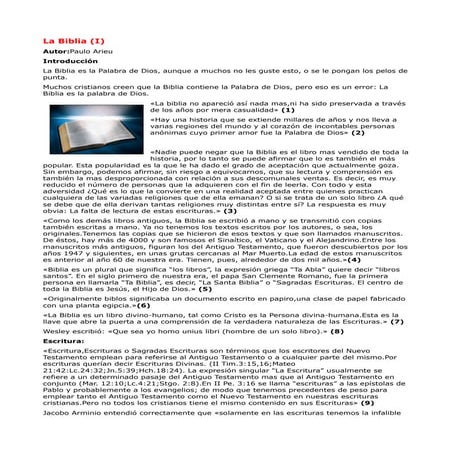 Que es la Biblia