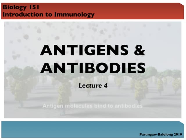 Bio 151 lecture 4