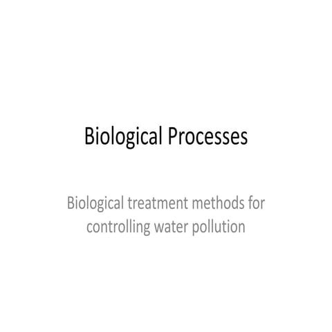 Biological processes