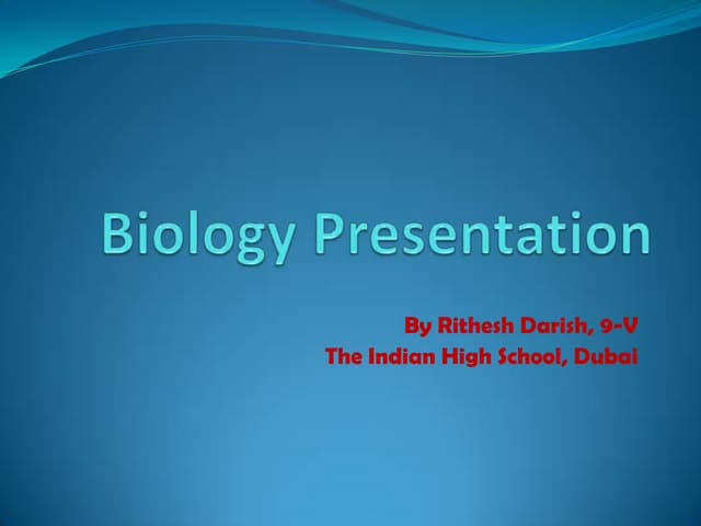 Biology presentation