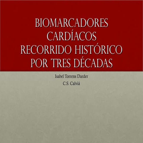 Biomarcadores cardiacos