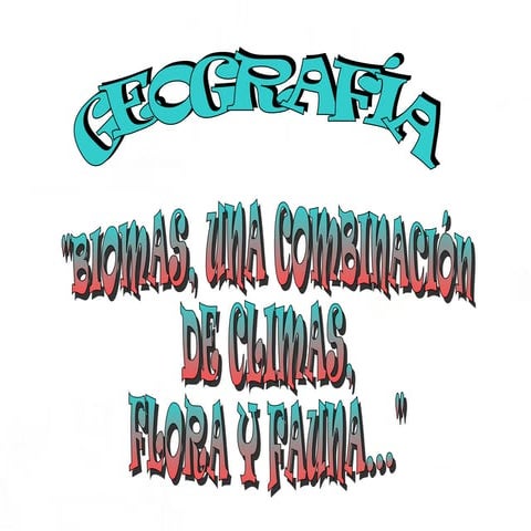 Biomas de Argentina...