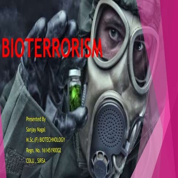 BIOTERRORISM