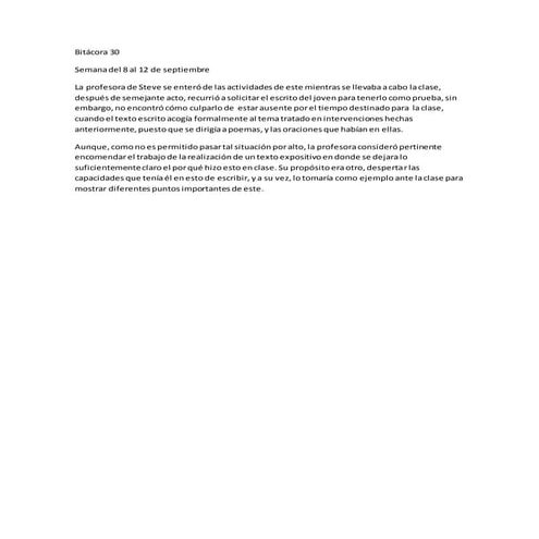 Bitácora 30