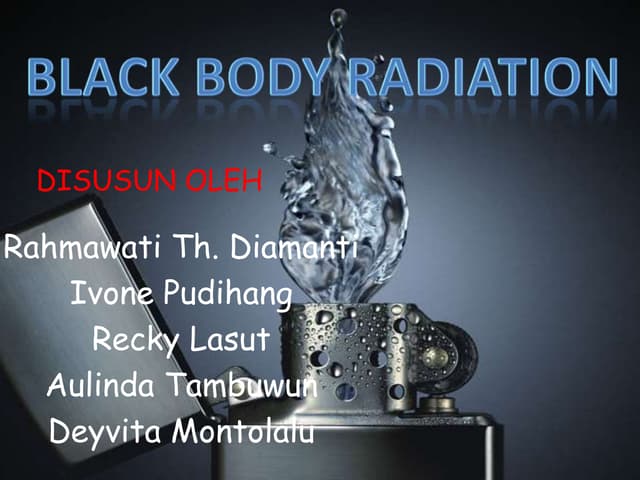 Black body radiation