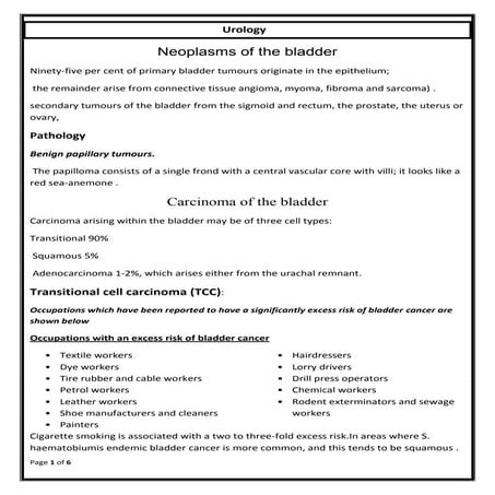Urology 5th year, 3rd lecture (Dr. Ali Kamal)