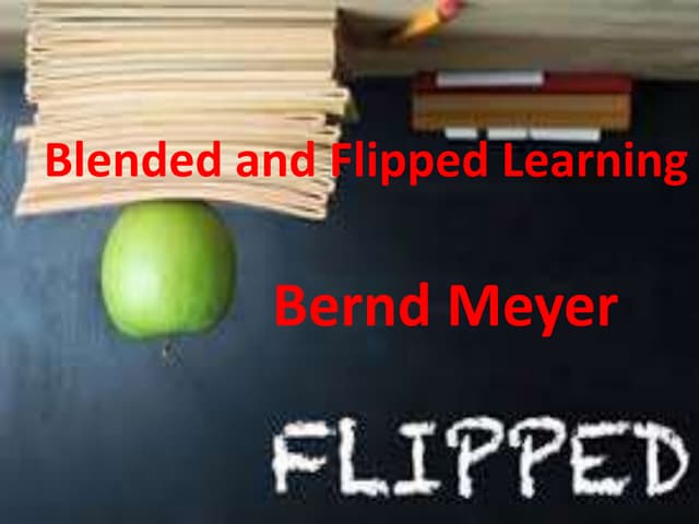 Blended and flipped learning presentation prep for BEA Conference September 2016