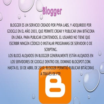 Blogger