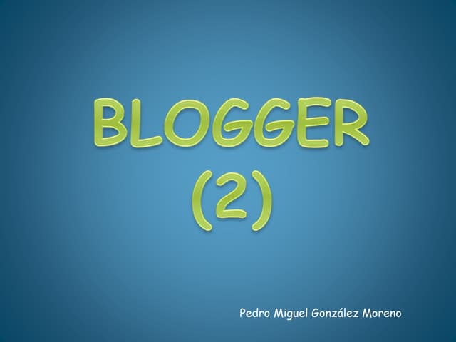 Blogger (2)