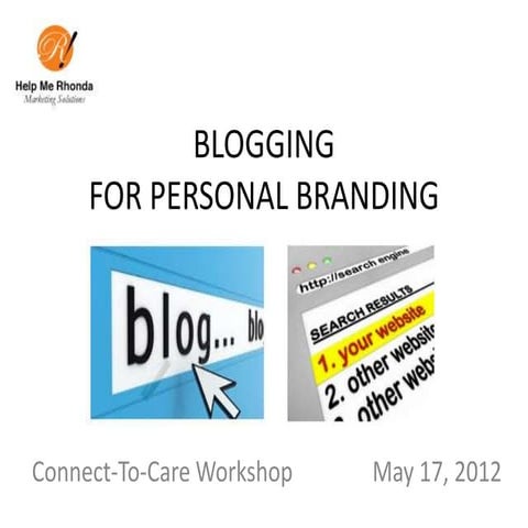 Blogging for Personal Branding