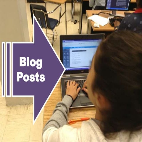 Blog posts and e portfolios