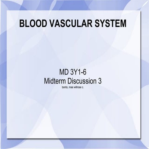 Blood Circulatory System