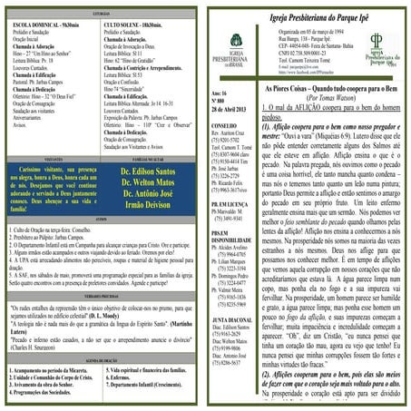 Boletim parque ipê 28.04.2013