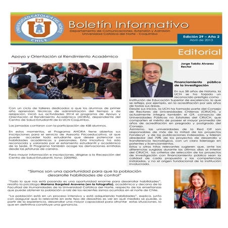 Boletin electronicoucn ed2n29