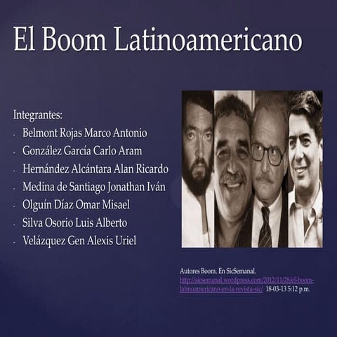 El Boom Latinoamericano