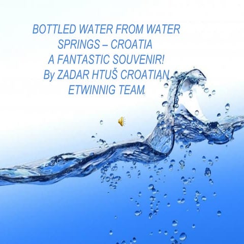Bottled spring water croatia