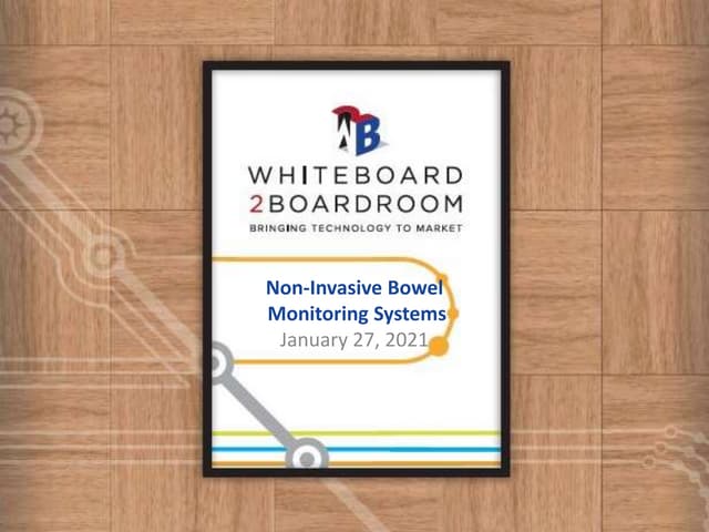 Non-Invasive Bowel monitoring system