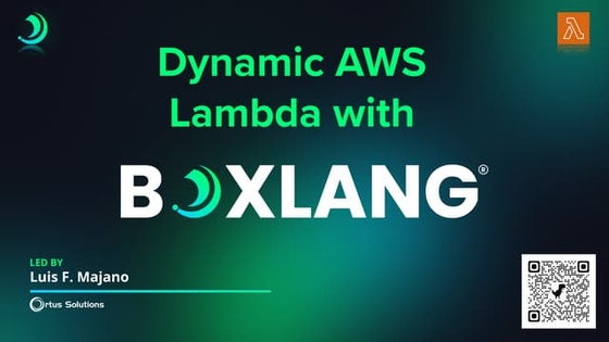 Building Dynamic AWS Lambda Applications with BoxLang