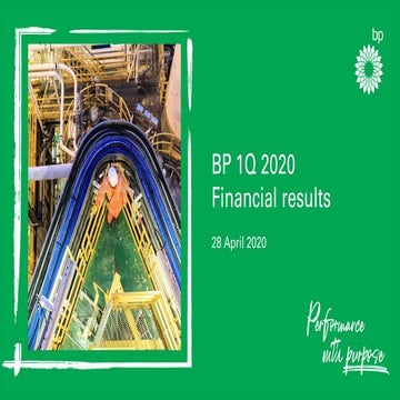 BP 1Q 2020 Financial results 