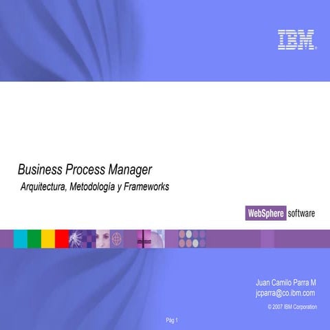 Bpm Frameworks Metodologias Arqutecturas