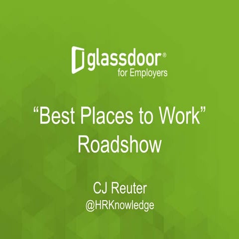 GDRoadshow Overview Presentation