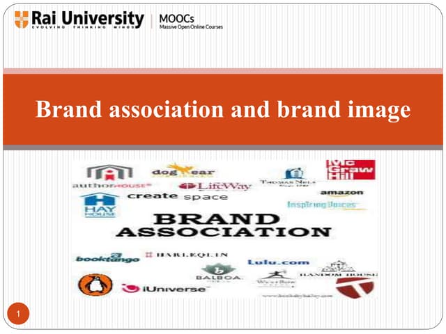 Brand association and brand image - Introduction to Branding