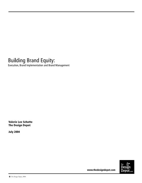 Brand equity