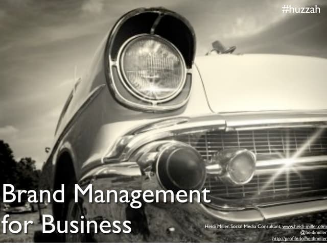 Social Media for Business Branding