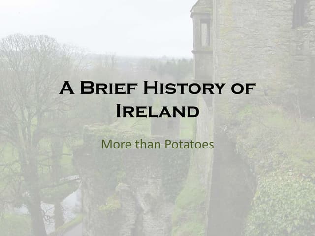 Brief history of ireland