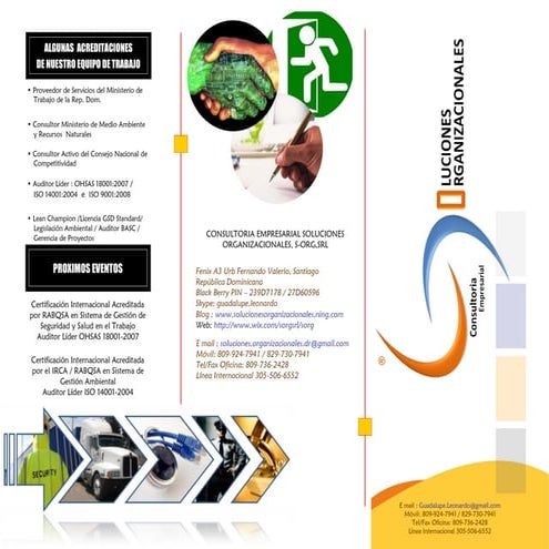 CONSULTORIA EMPRESARIAL SOLUCIONES ORGANIZACIONALES