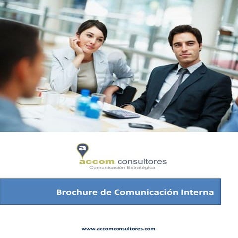 Brochure de comunicación interna