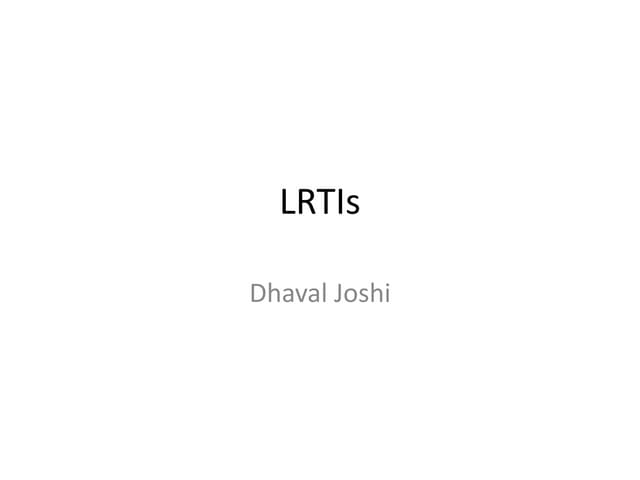 Bronchitis - Dhaval Joshi