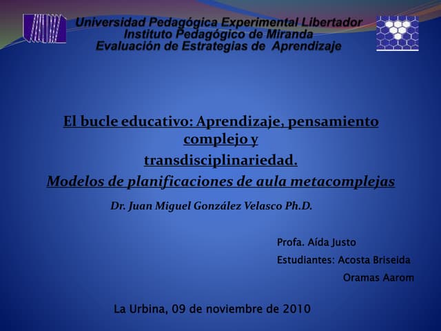 Bucle educativo